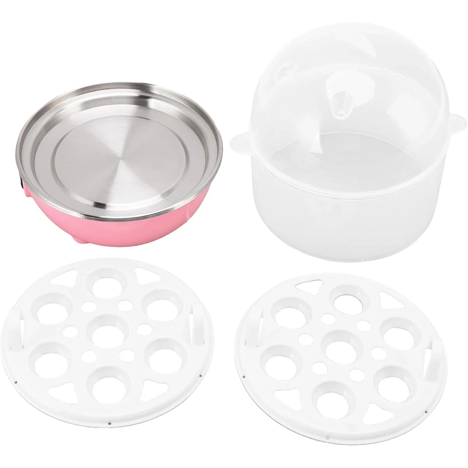 14-Egg Electric Rapid Egg Steam Bun Cooker