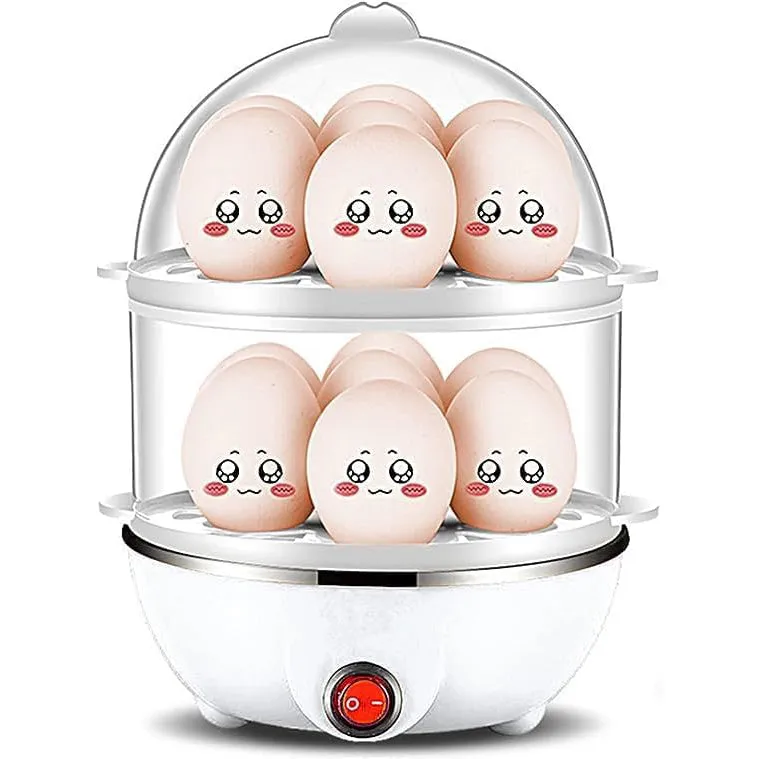 14-Egg Electric Rapid Egg Steam Bun Cooker