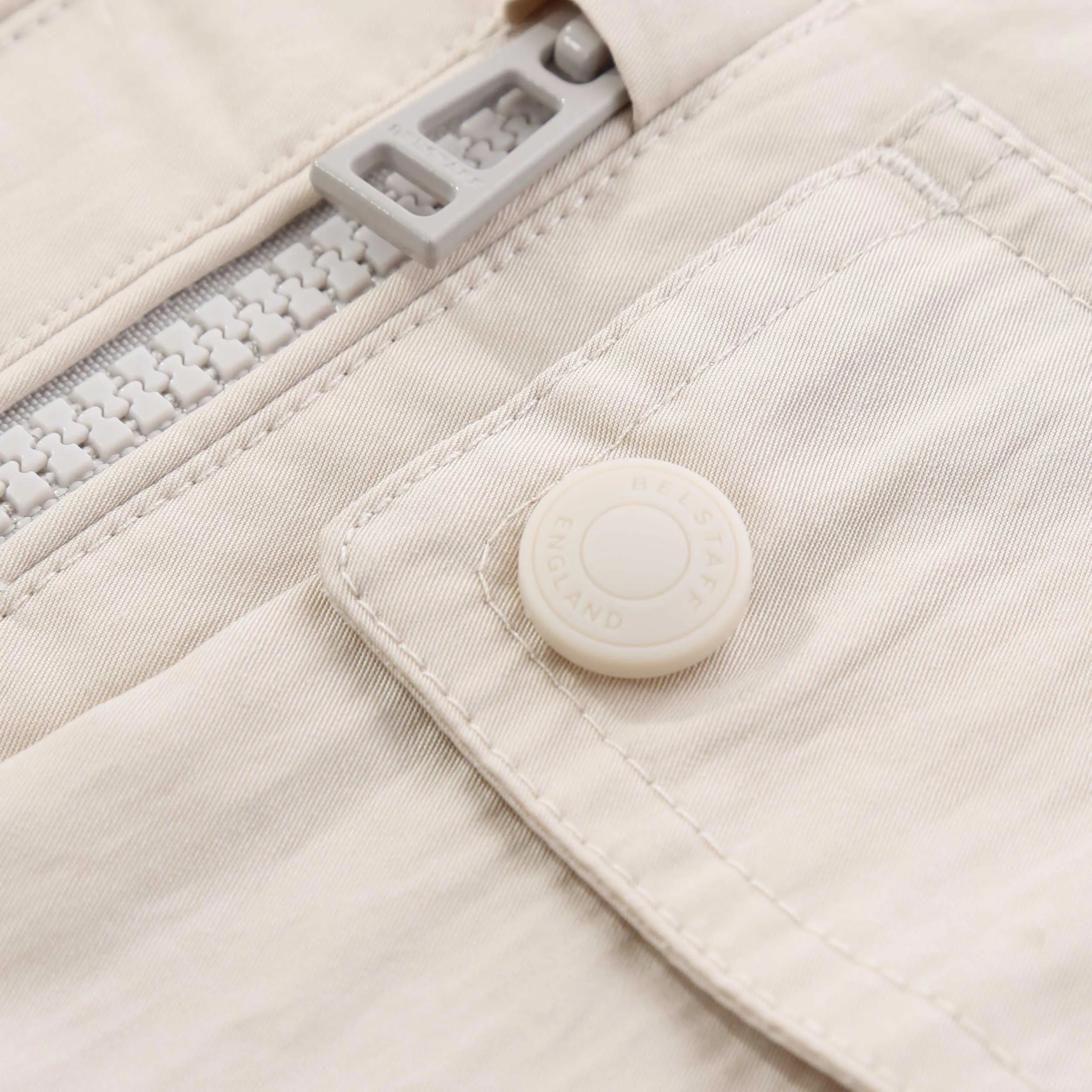 Belstaff Rail Overshirt in Moonbeam