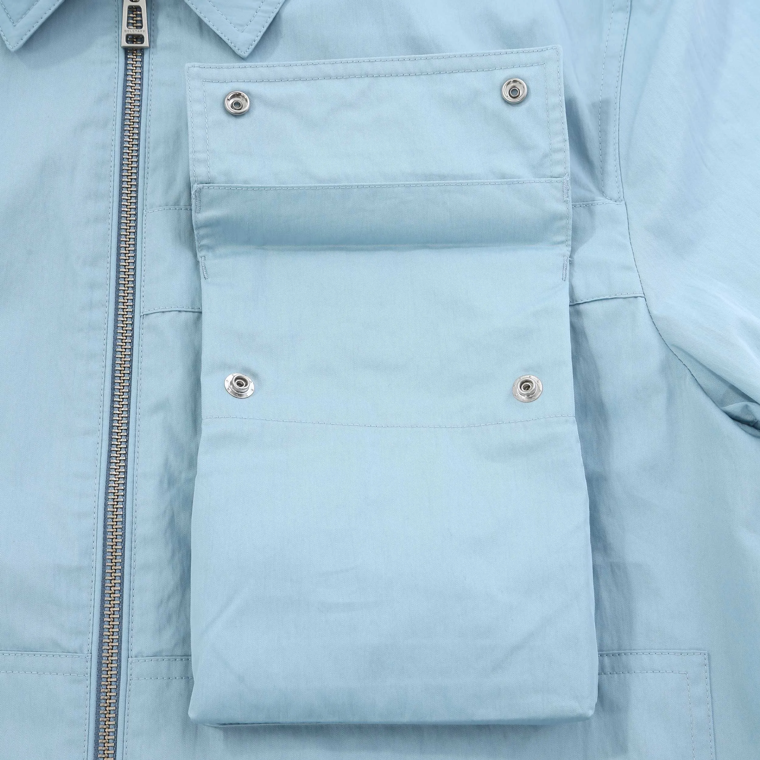 Belstaff Runner Overshirt in Skyline Blue