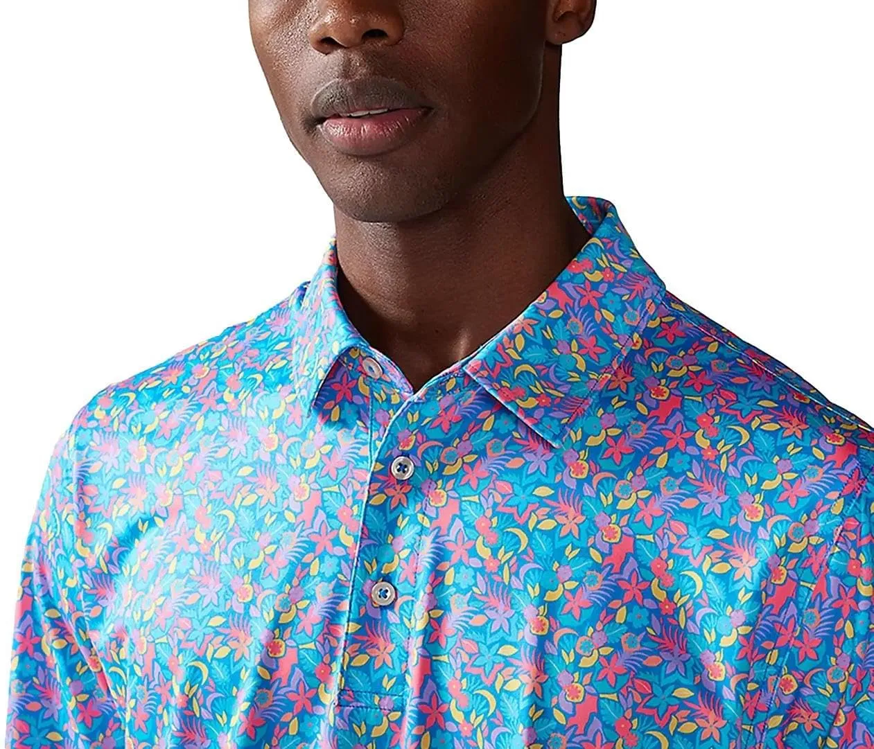 Chubbies Performance Mens Polo Stretchy, Breathable Golf Polo Mens Polo Shirts Short Sleeve
