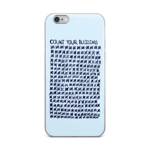 Count Your Blessings iPhone Case