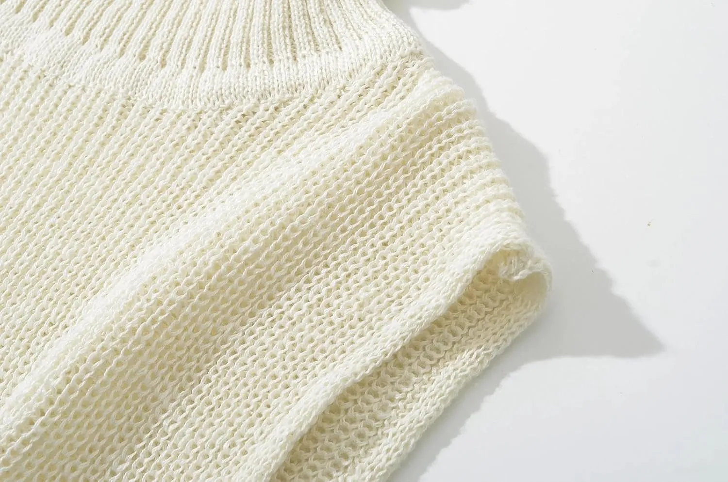 efvandoloe Autumn Winter Turtleneck Knitted Sweater Dress Women Sleevless Midi Dresses