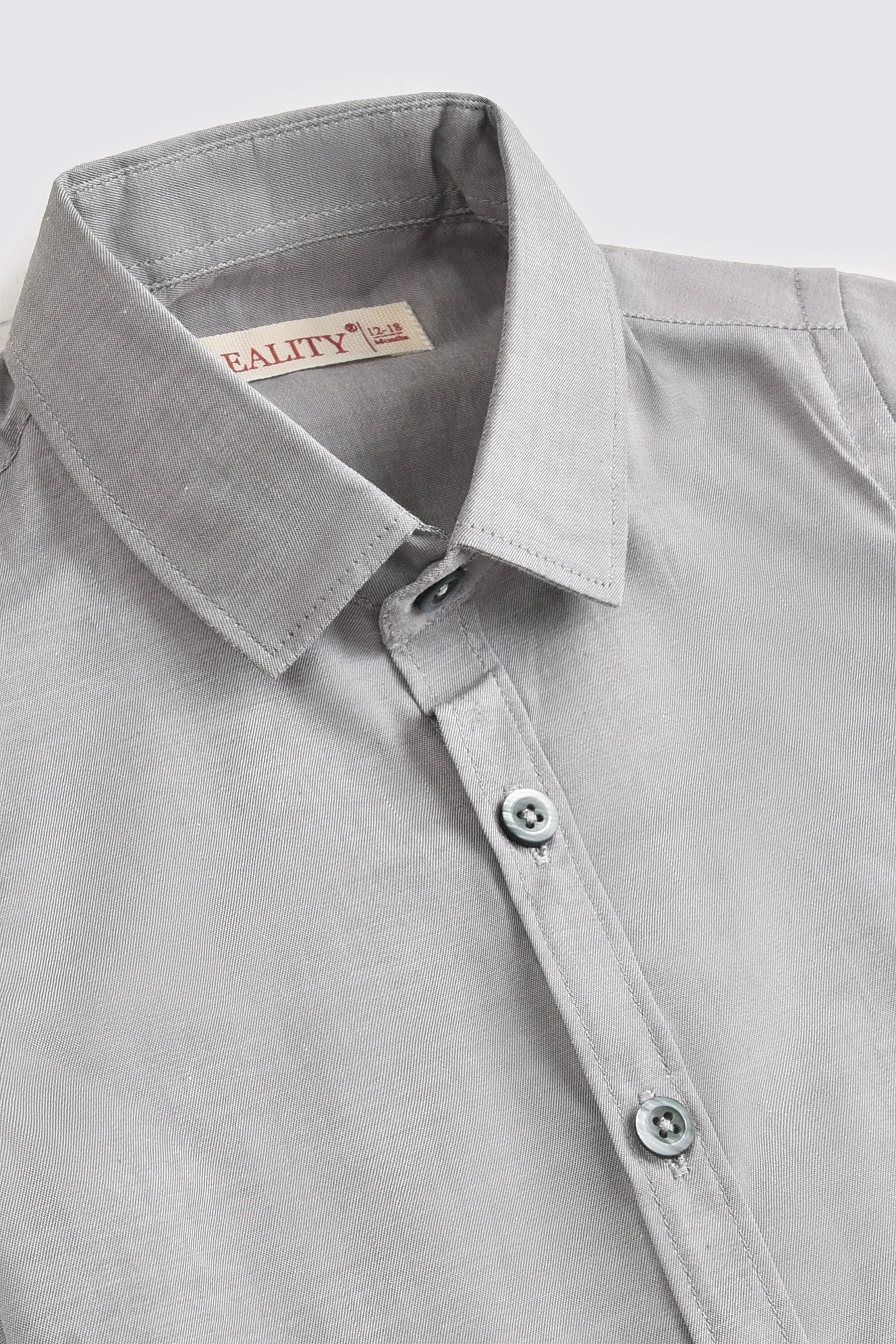 Gray Classic Casual Shirt (3-24M)
