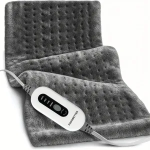 Heating Pad 12x24 Inch Soft Flannel with 4 Heat Levels Up To 150°F and 2-Hour Auto-Off