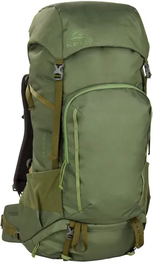 Kelty Asher Day Hiking Pack, 18-85 Liter Capacity, Hiking, Backpacking, Travel Pack, Internal Frame 2023 Model (65L Winter Moss)