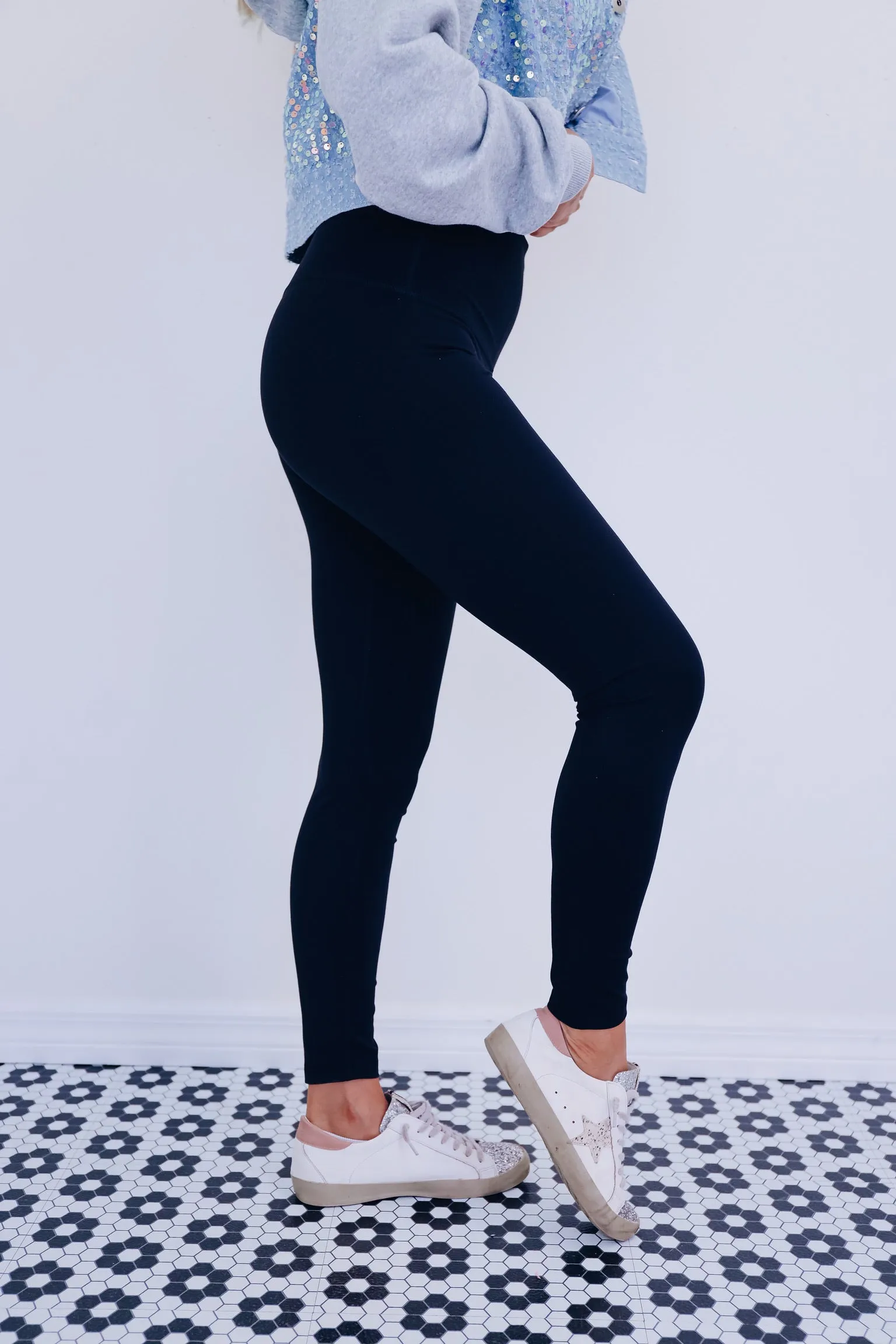 Lanie High Rise Leggings - Black