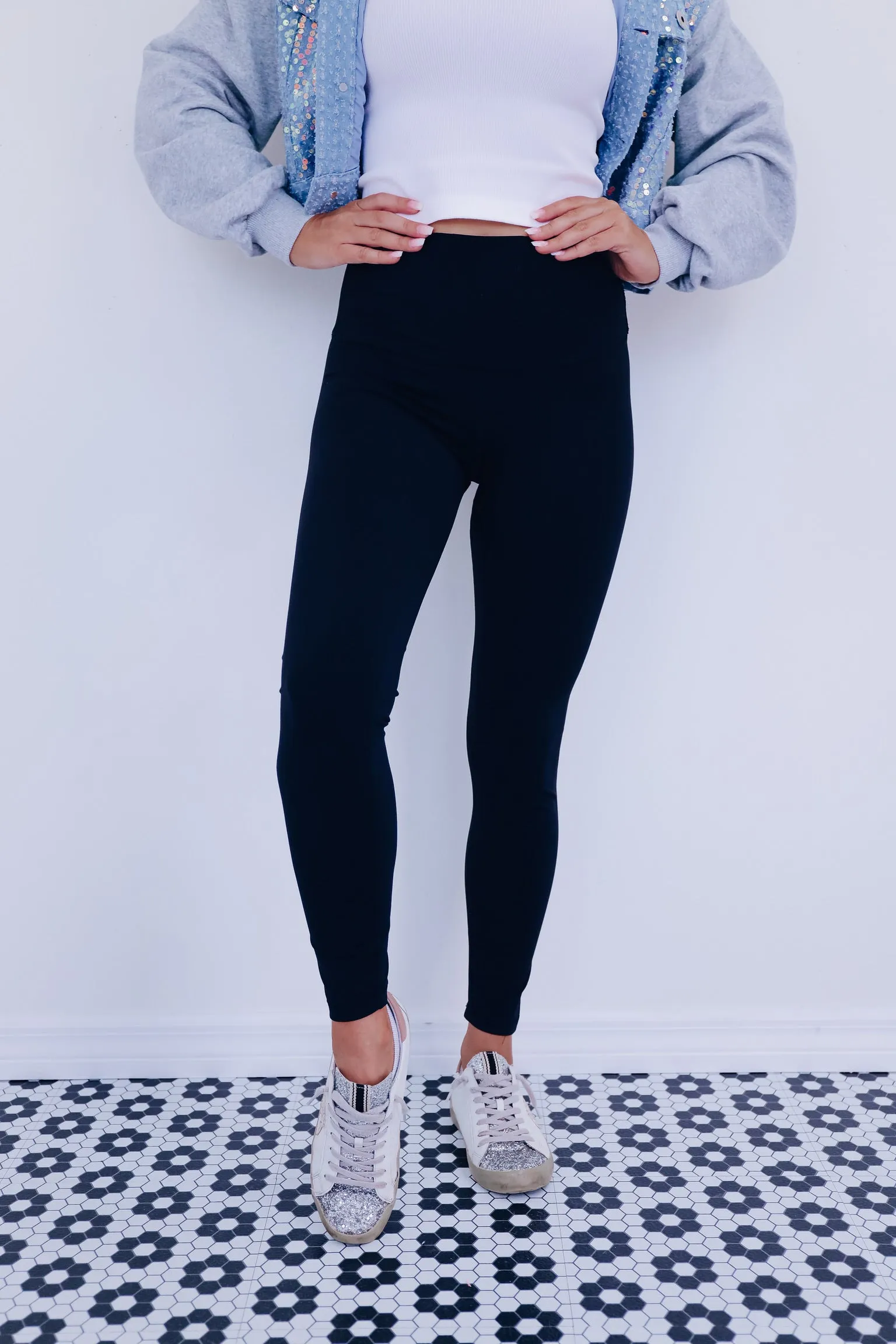 Lanie High Rise Leggings - Black