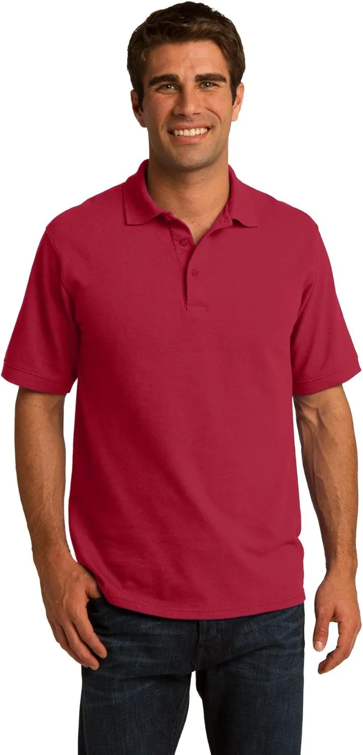 Port & Company Men's 50/50 Pique Polo