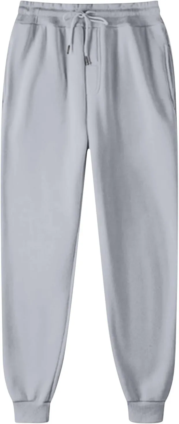 Womens Sweatpants Baggy Drawstring Plus Size Joggers Cinch Bottom Fleece Sweatpants Casual Athletic Joggers with Pockets